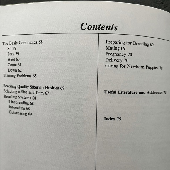💖NEW 90s Siberian Huskies Dog Pet Owners Guidebook Hardback Color Photographs💖 - Picture 12 of 16